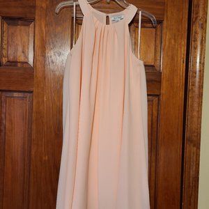 Women's Pale Pink Sleeveless Dress